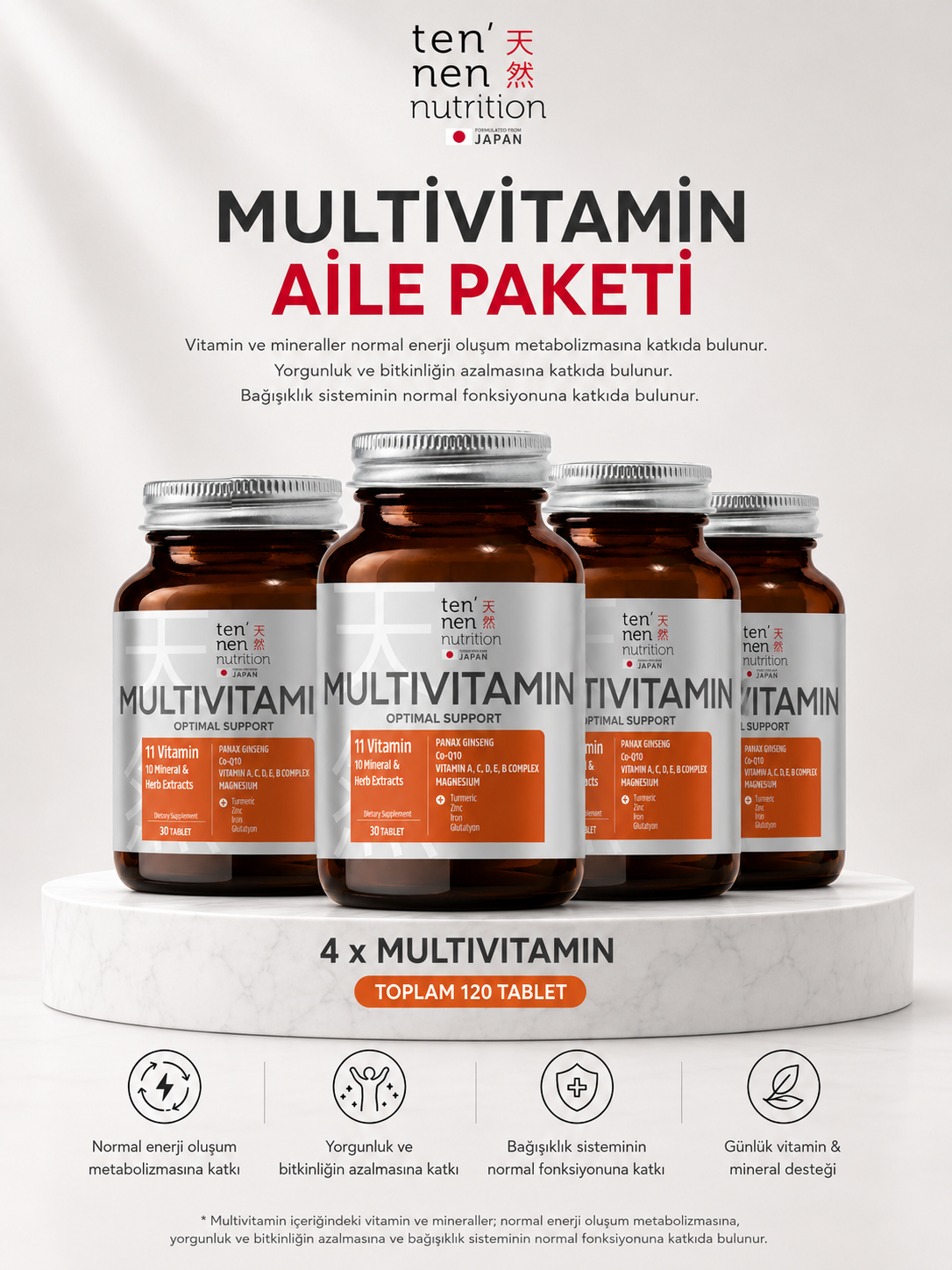 Multivitamin Aile Seti ( 4 Adet Multivitamin )