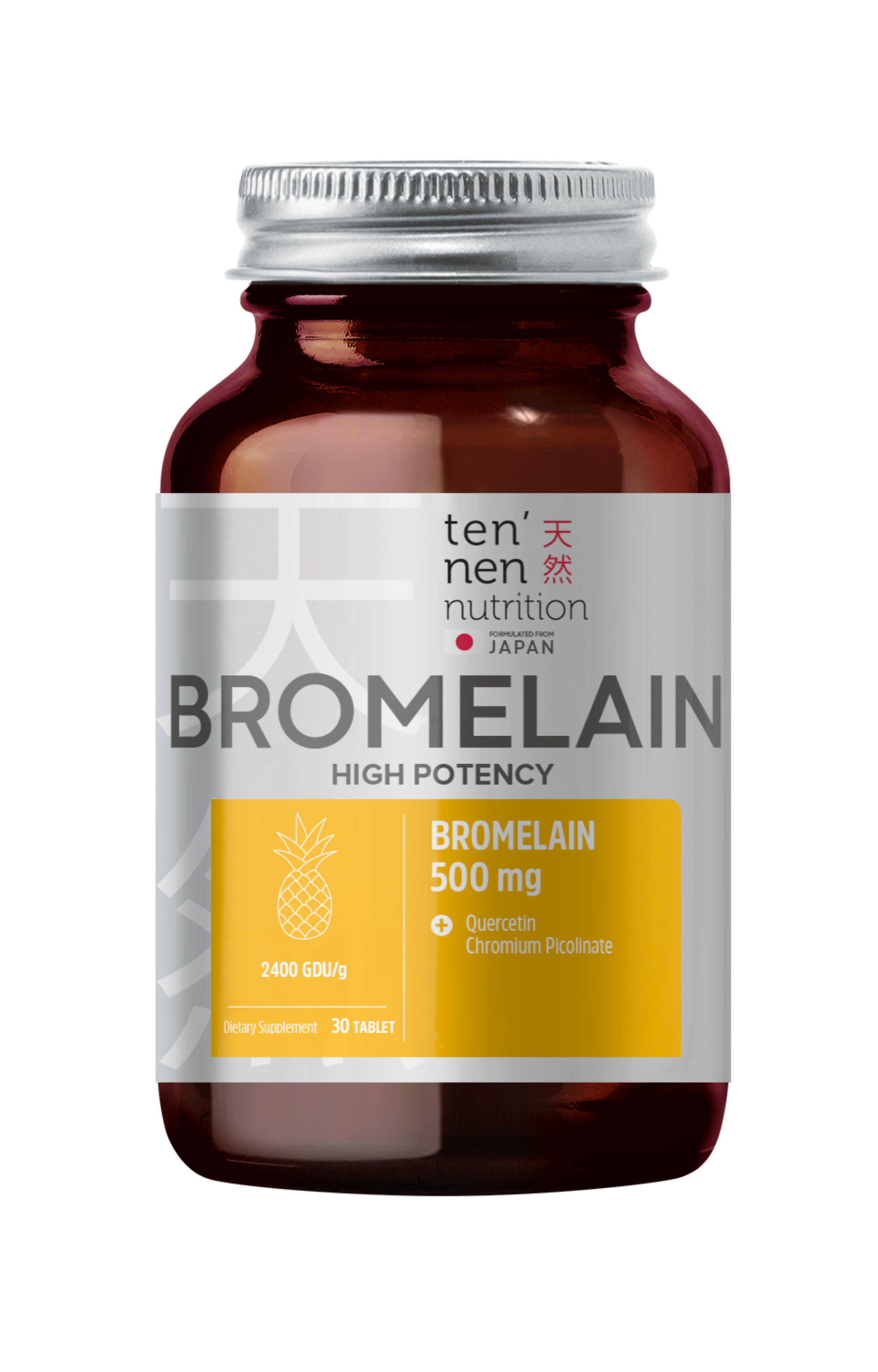 Tennen Nutrition Bromelain 500 mg - 2400 GDU/Gr