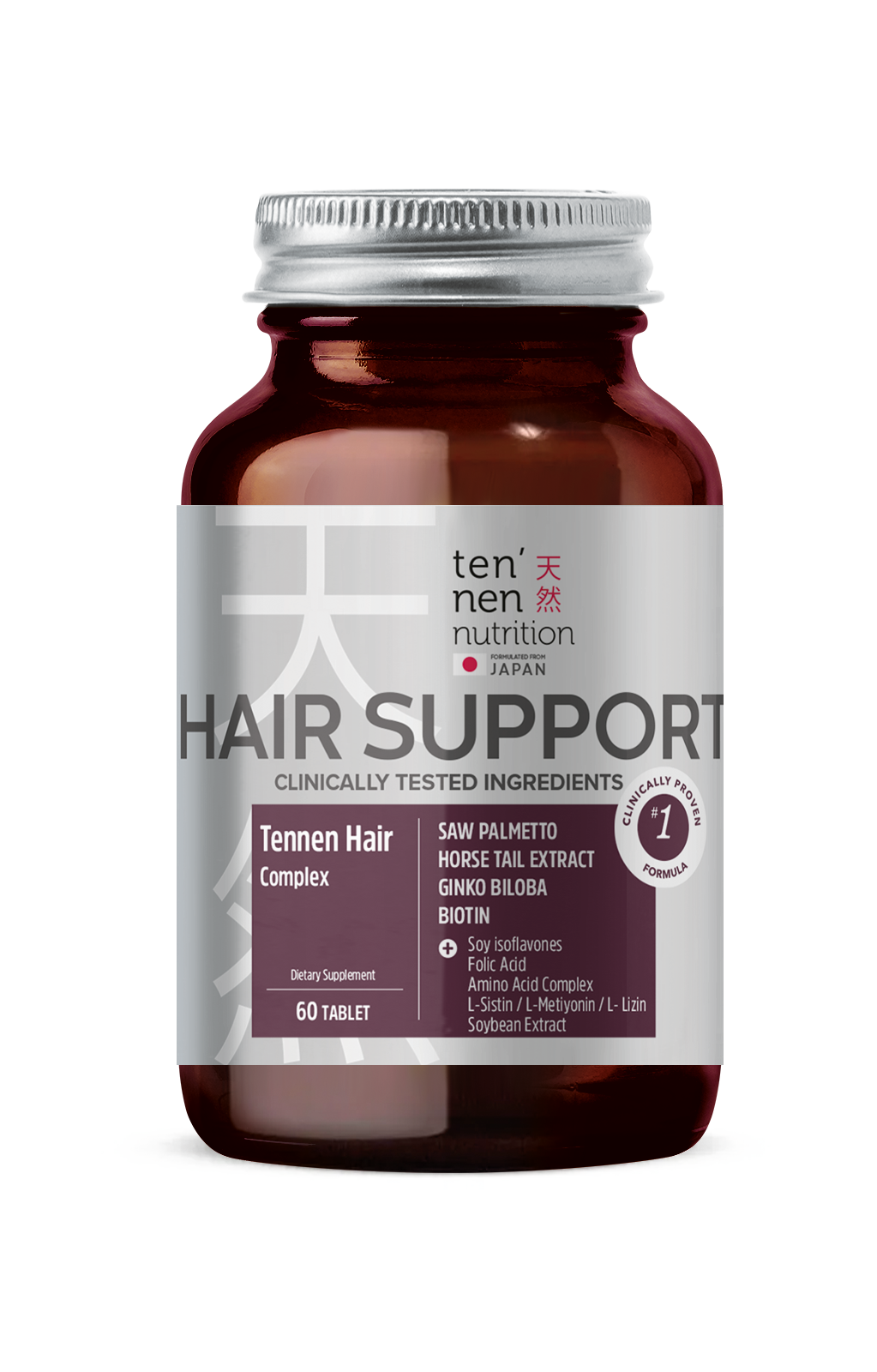 Tennen Nutrition Hair Support, Hair Growth Vitamin, Saç ve Tırnak Vitamini