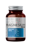 Magnezyum 4X Complex, Sitrat, Taurat, Malat, Biglisinat, Vitamin D, B6, B12, Çinko, Her Tablette 200 Mg Magnezyum