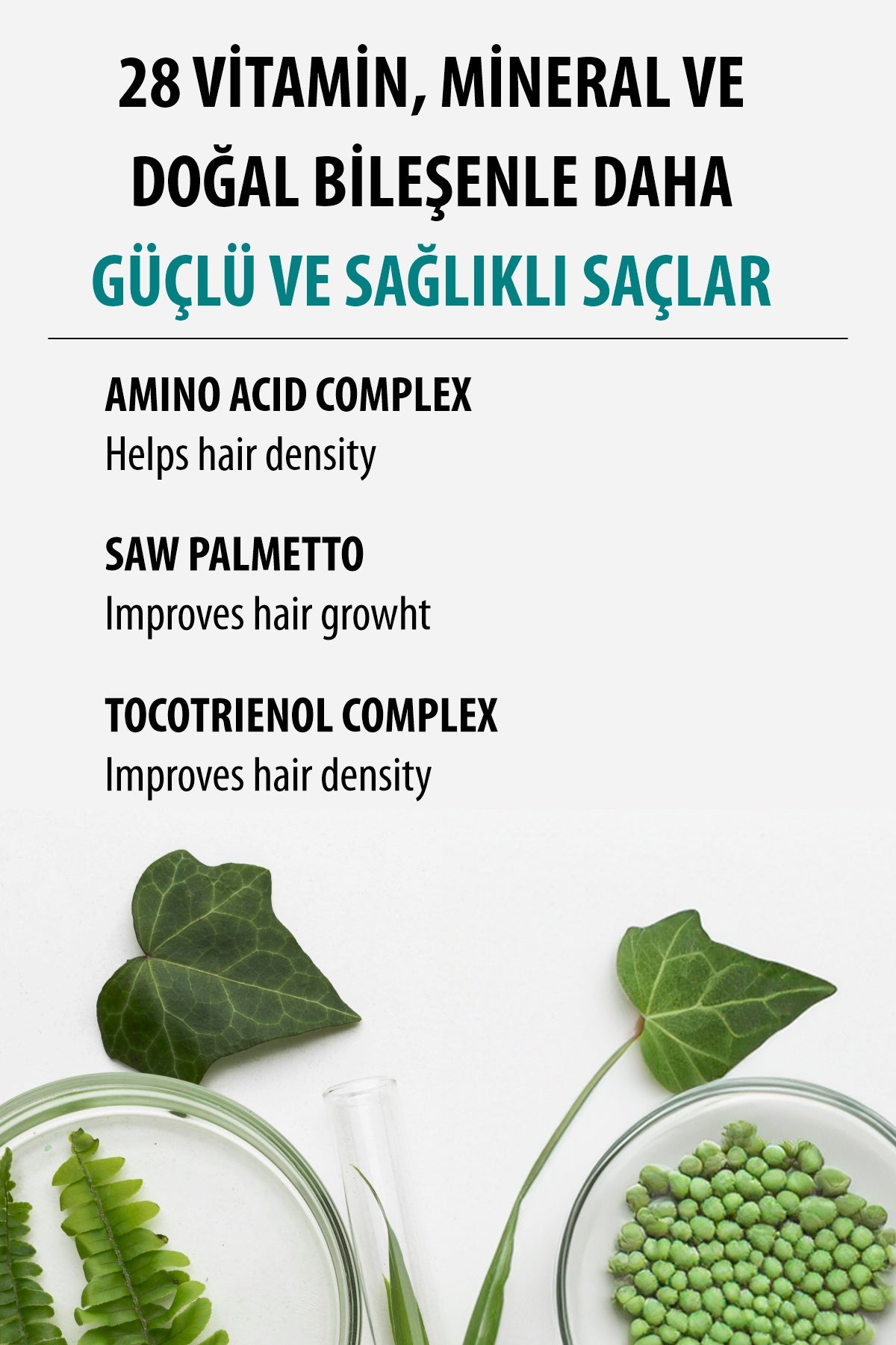 Tennen Nutrition Hair Complex, Hair Growth Vitamin, Saç ve Tırnak Vitamini